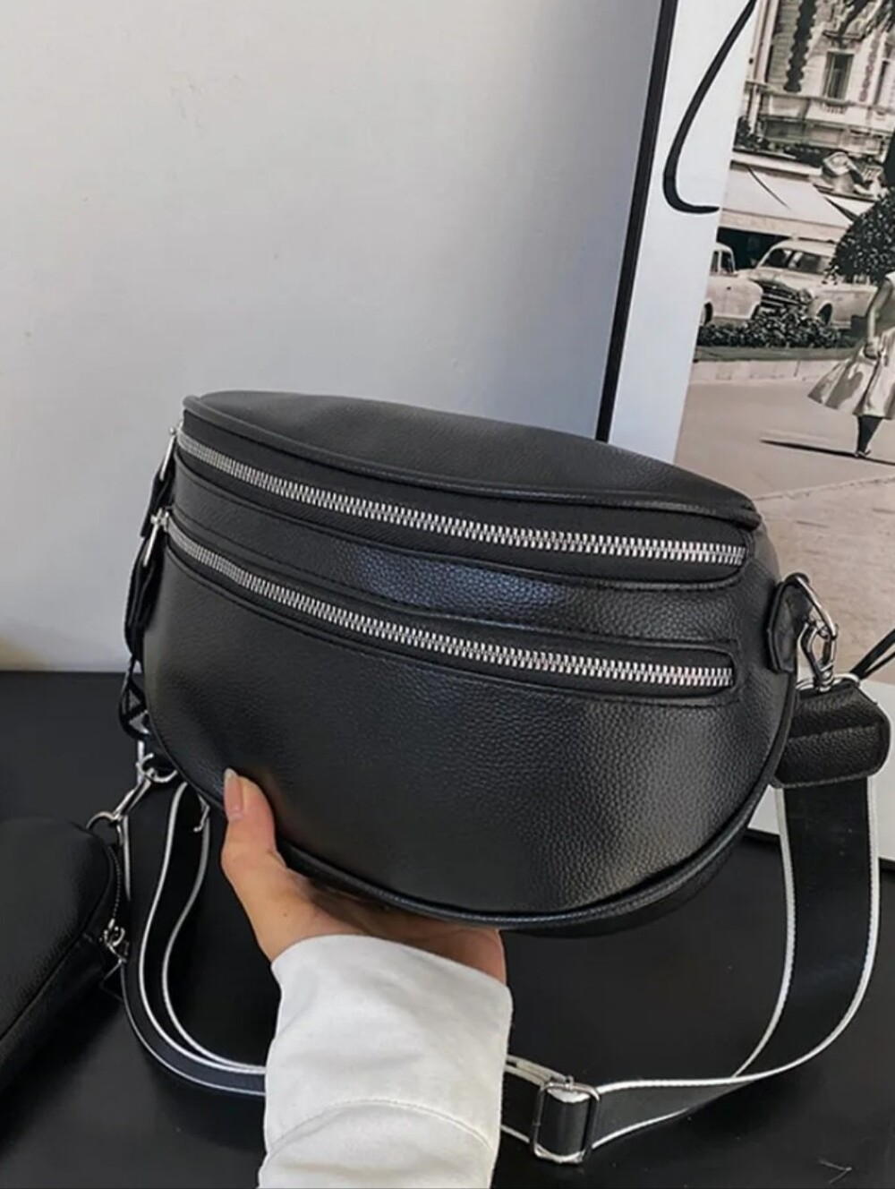 Women Crossbody Fashion Shoulder Bag Luxury Genuine Leather Female Messenger Bag - Picture 2 of 16
